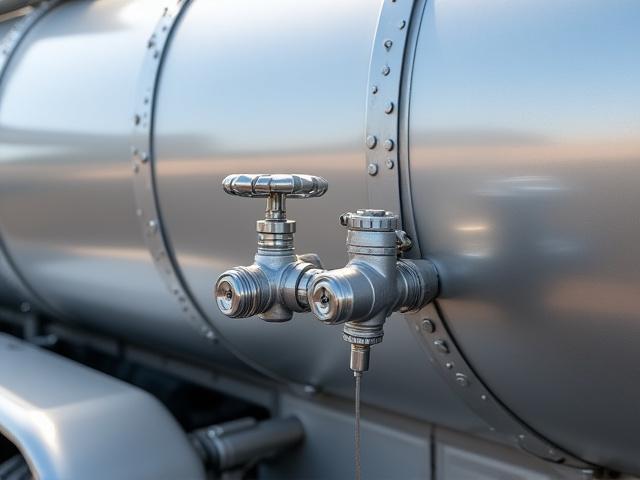 Modern pneumatic tanker trailer for dry bulk powders and cement