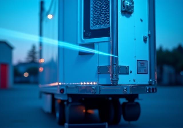 Modern refrigerator truck for temperature-sensitive cargo